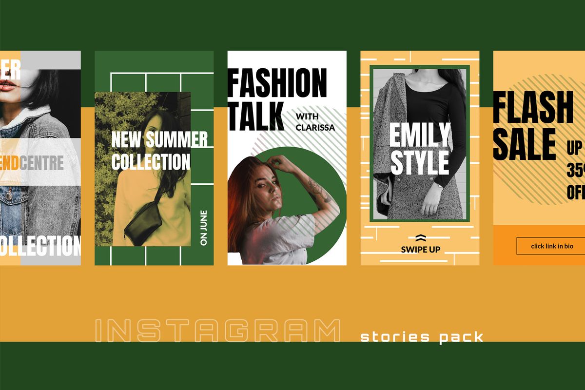 Download Шаблон для соцсетей "Graffin - Instagram Stories Social Media Template" / Graffin - Instagram Stories Social Media Template - Шаблон для соцсетей на тему графика 