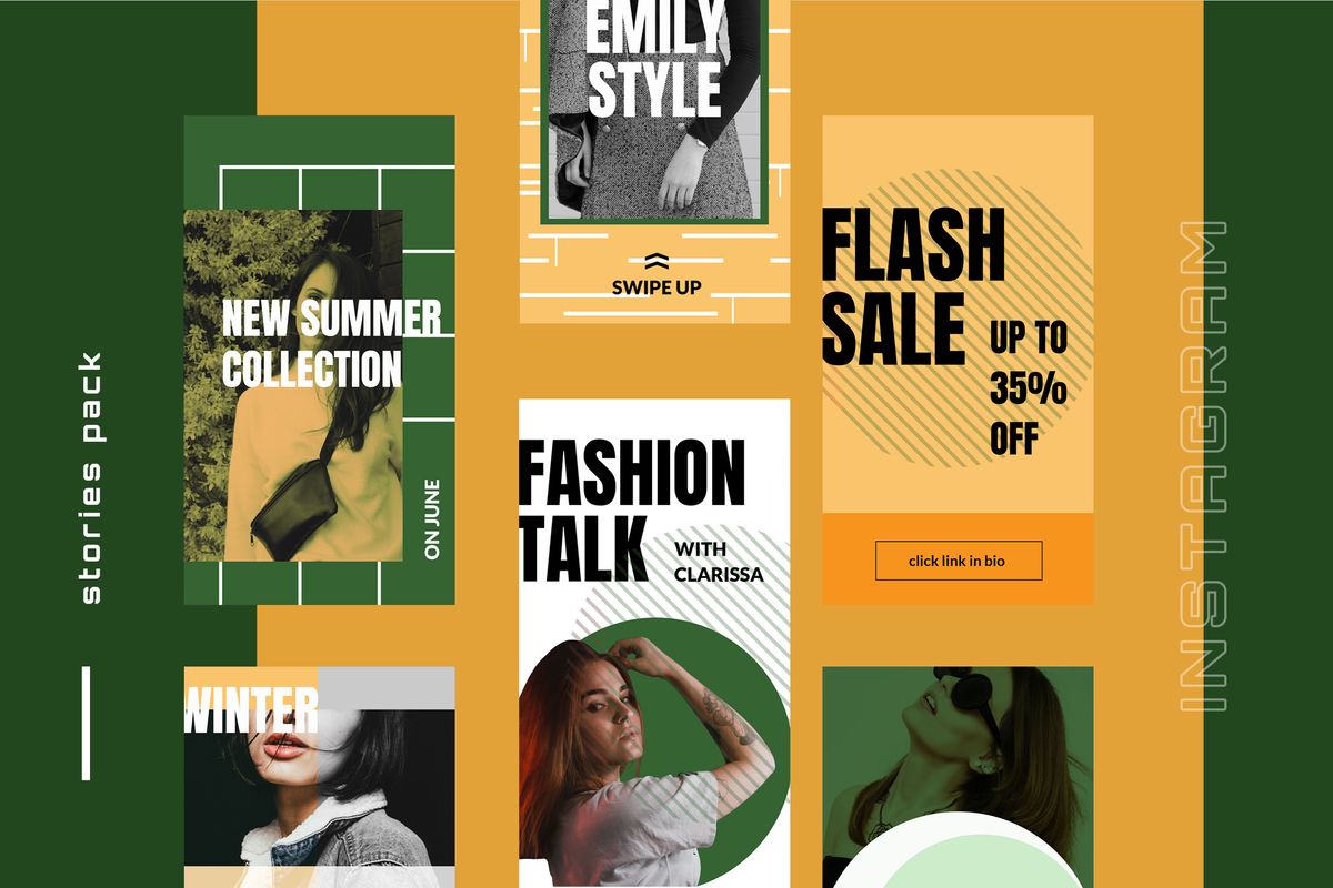 Download Шаблон для соцсетей "Graffin - Instagram Stories Social Media Template" / Graffin - Instagram Stories Social Media Template - Шаблон для соцсетей на тему графика 