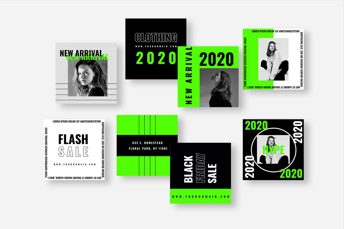 Download Шаблон для соцсетей "Ten - Duo Tone Instagram Post Social Media Template" / Ten - Duo Tone Instagram Post Social Media Template - Шаблон для соцсетей на тему графика 