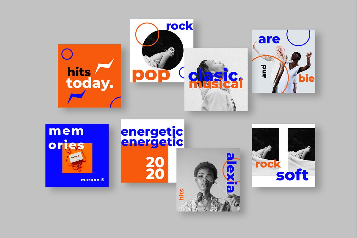 Download Шаблон для соцсетей "Two - Duotone Instagram Post Social Media Template" / Two - Duotone Instagram Post Social Media Template - Шаблон для соцсетей на тему графика 