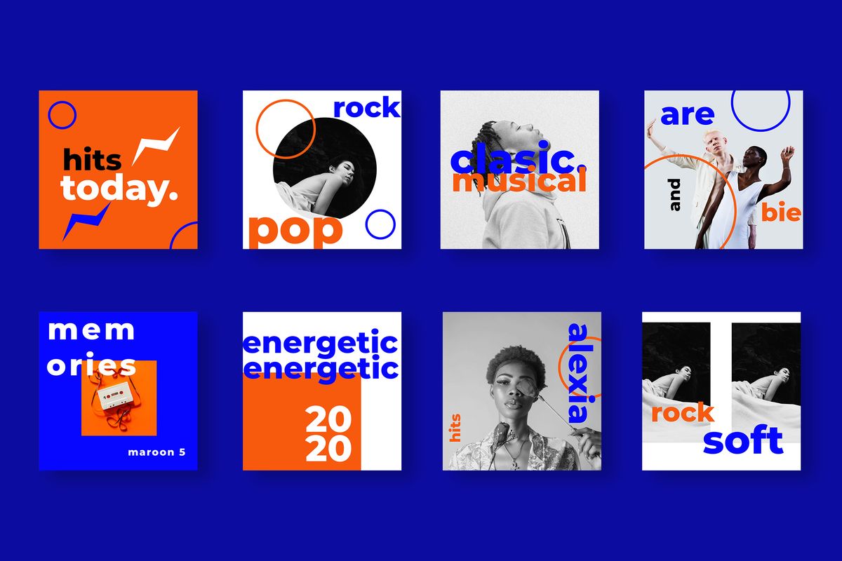 Download Шаблон для соцсетей "Two - Duotone Instagram Post Social Media Template" / Two - Duotone Instagram Post Social Media Template - Шаблон для соцсетей на тему графика 