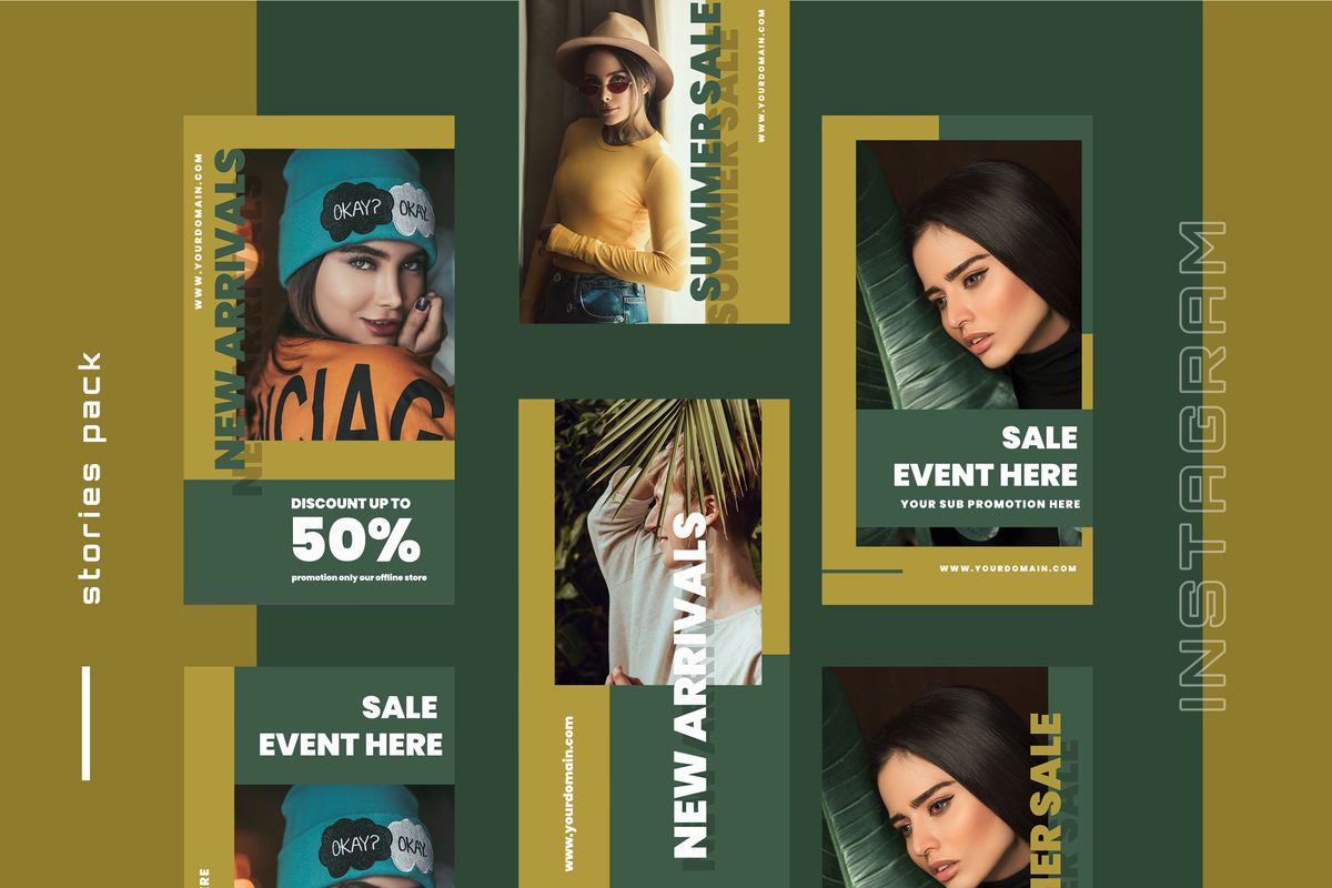 Download Шаблон для соцсетей "Hijo  - Instagram Stories Social Media Template" / Hijo  - Instagram Stories Social Media Template - Шаблон для соцсетей на тему графика 