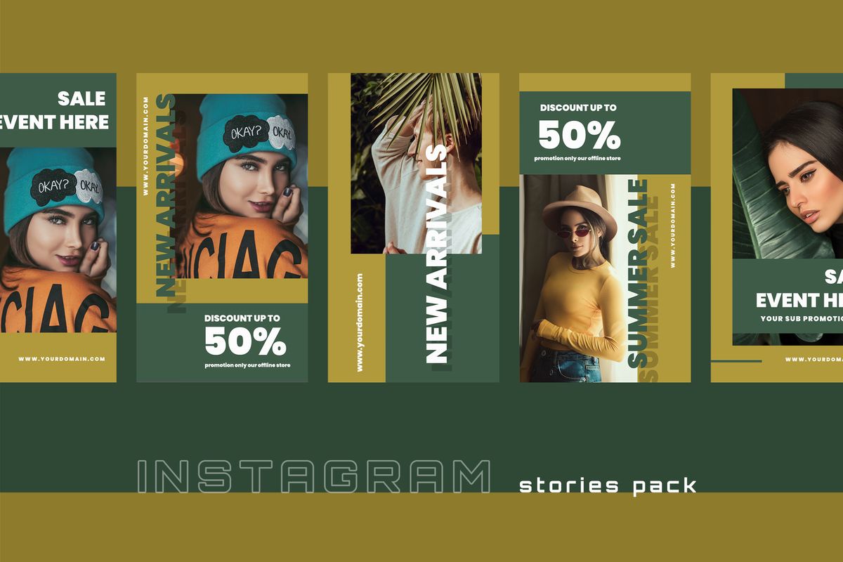 Download Шаблон для соцсетей "Hijo  - Instagram Stories Social Media Template" / Hijo  - Instagram Stories Social Media Template - Шаблон для соцсетей на тему графика 