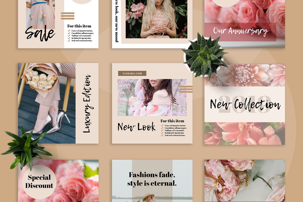 Download Шаблон для соцсетей "Casada  - Instagram Post Social Media Template" / Casada  - Instagram Post Social Media Template - Шаблон для соцсетей на тему графика 