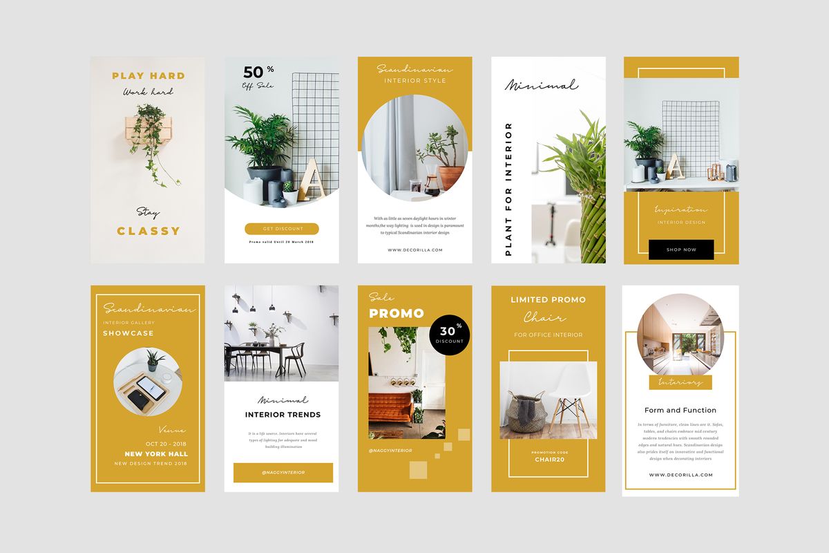 Download Шаблон для соцсетей "Naggy  - Instagram Stories Social Media Template" / Naggy  - Instagram Stories Social Media Template - Шаблон для соцсетей на тему графика 