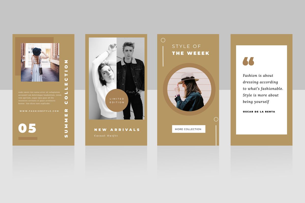 Download Шаблон для соцсетей "Stella  - Instagram Stories Social Media Template" / Stella  - Instagram Stories Social Media Template - Шаблон для соцсетей на тему графика 