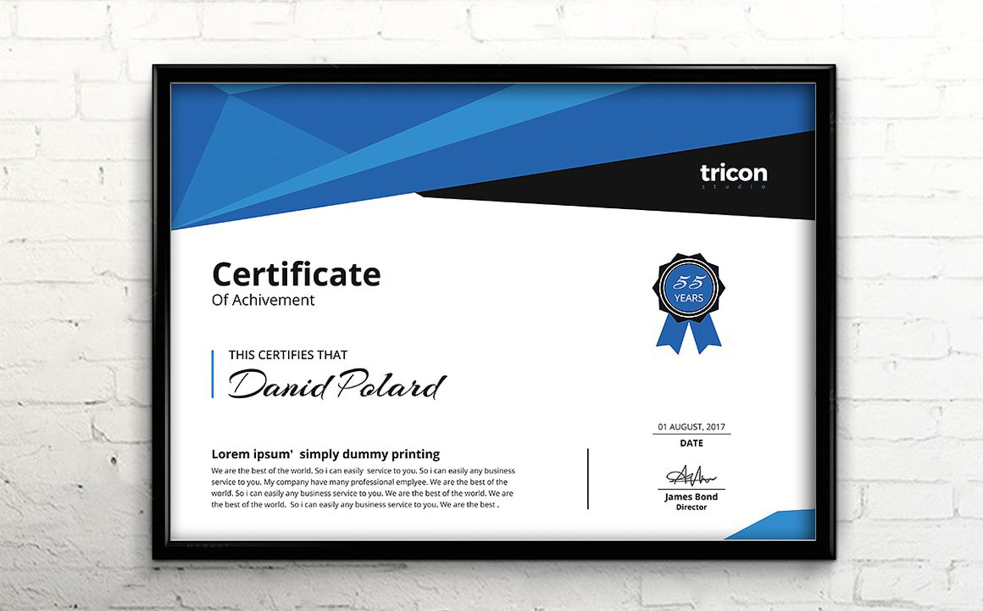 Download Шаблон сертификата "Ray Elegant Certificate Template" / Ray Elegant Certificate Template - Шаблон сертификата на тему графика a4 achievement awarded business card certificate clen cmyk colorful cool exclusive multipurpose new personal print ready psd recognition training