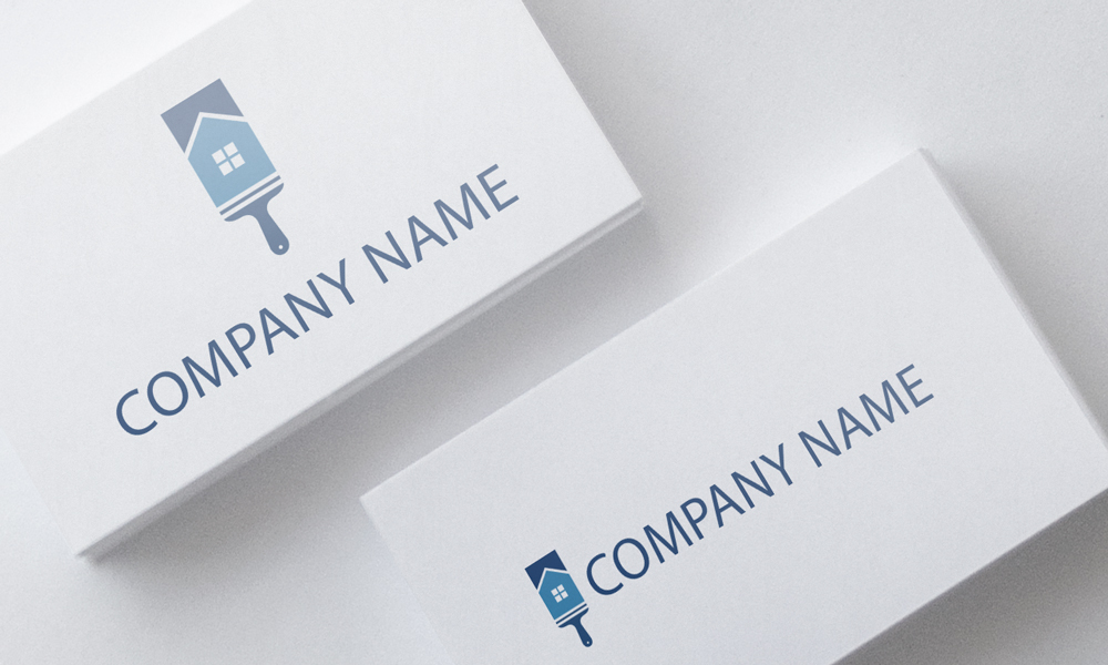 Download Шаблон логотипа "Brush Logo Template" / Brush Logo Template - Шаблон логотипа на тему графика modern simple minimalis business art hobby brush real estate mortgage services decor