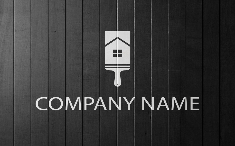 Download Шаблон логотипа "Brush Logo Template" / Brush Logo Template - Шаблон логотипа на тему графика modern simple minimalis business art hobby brush real estate mortgage services decor