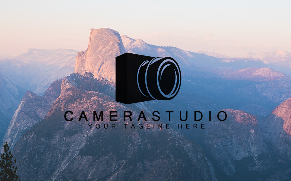 Download Шаблон логотипа "CameraStudio Logo Template" / CameraStudio Logo Template - Шаблон логотипа на тему графика camera studio gallery photograhpy photo simple