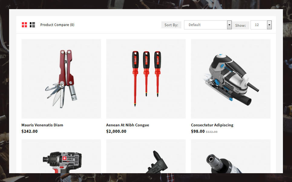 Proto OpenCart Template