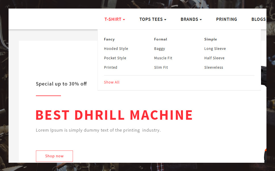 Proto OpenCart Template