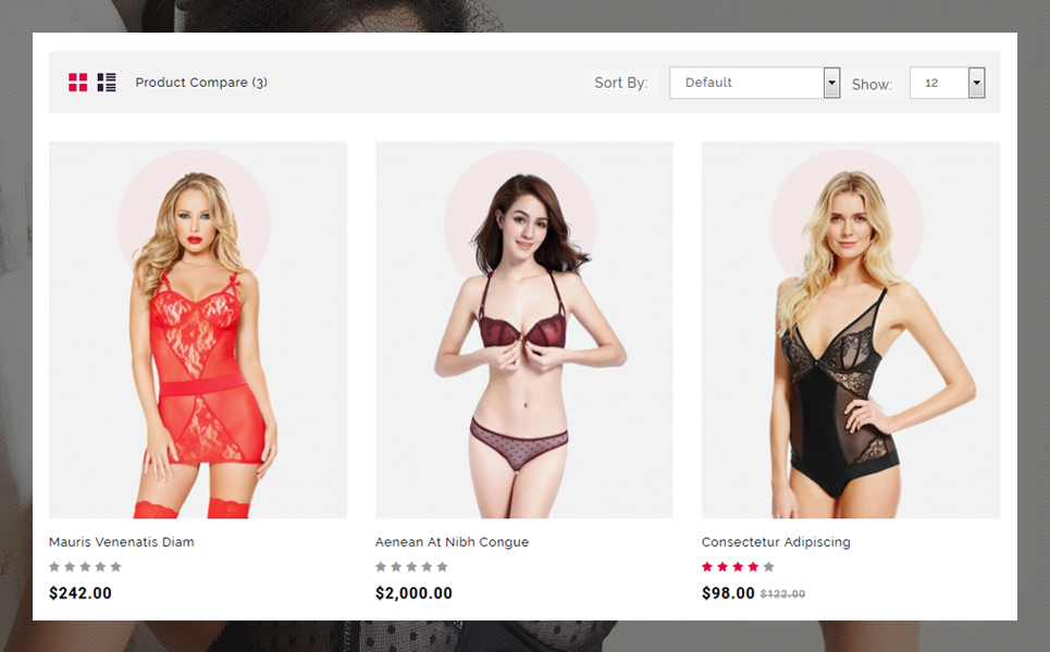 Relique OpenCart Template