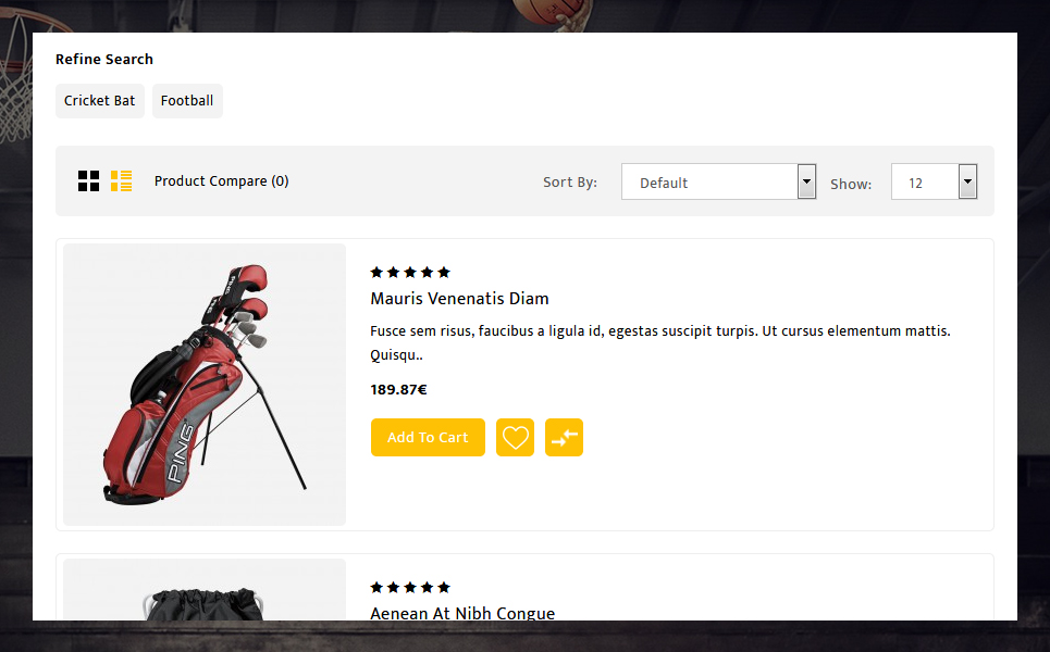Deaf OpenCart Template