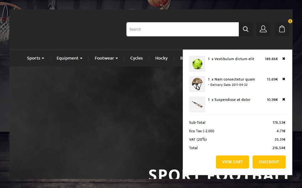 Deaf OpenCart Template