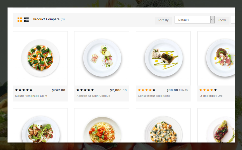 Tostitos Food Store OpenCart Template