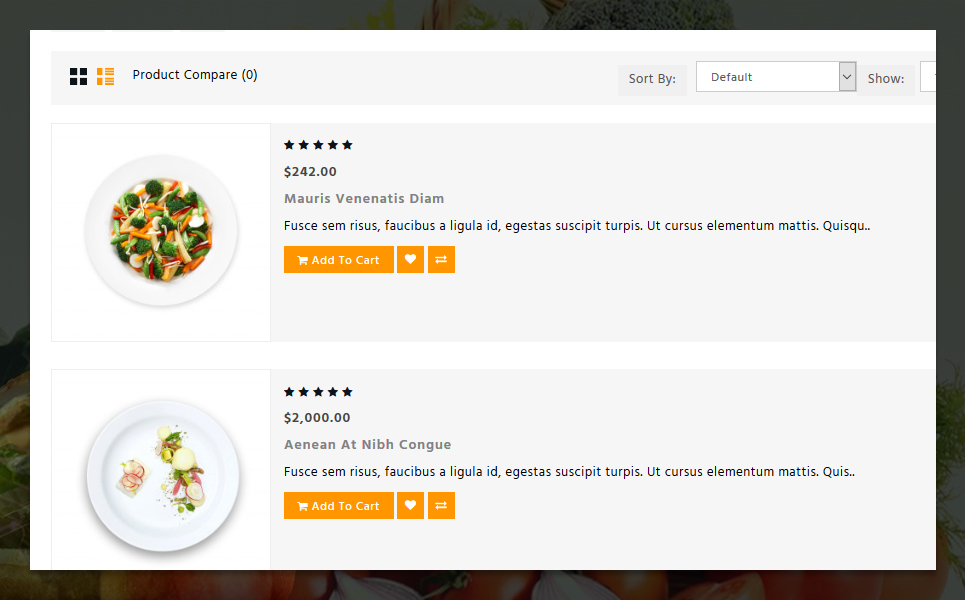 Tostitos Food Store OpenCart Template