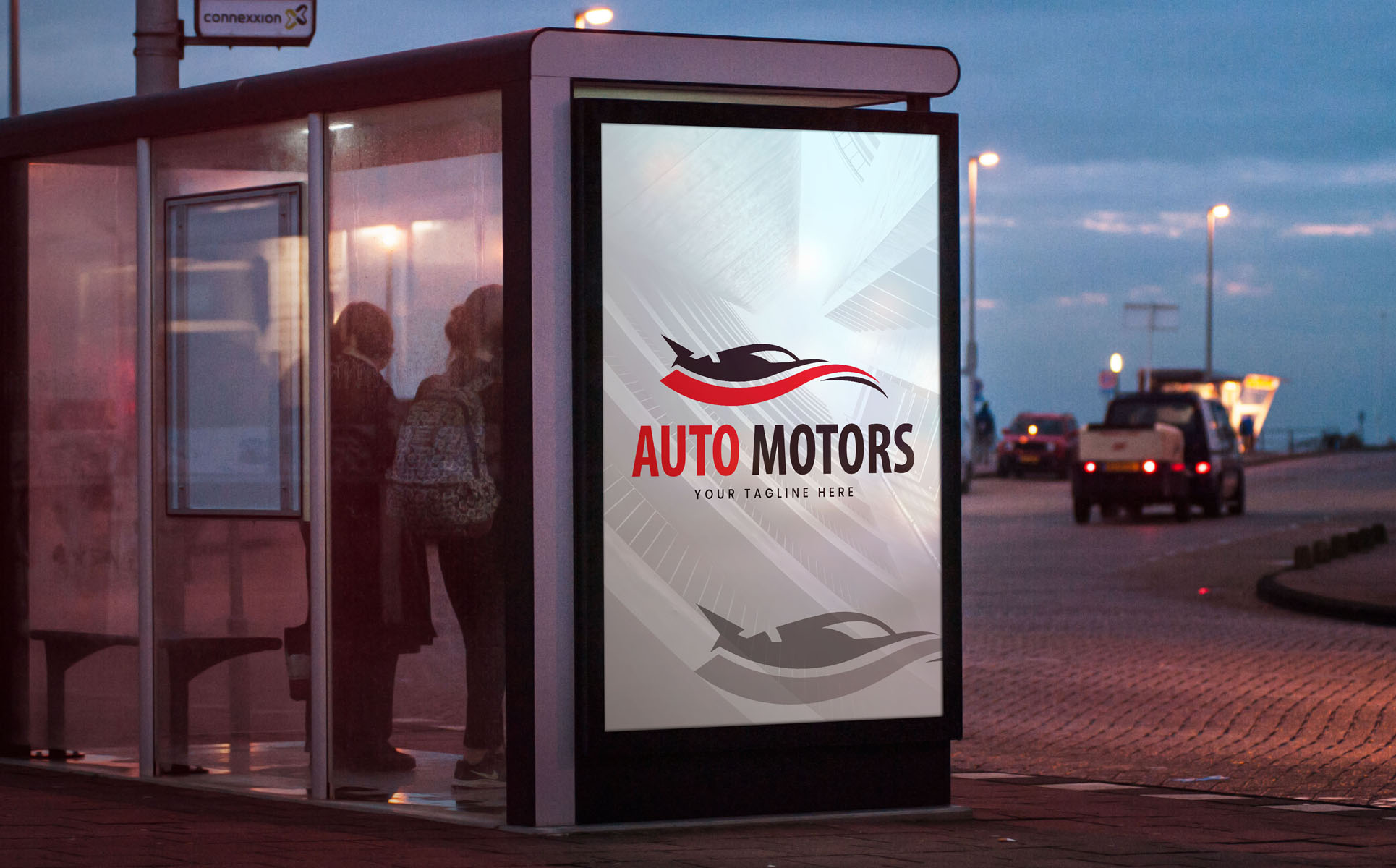 Download Шаблон логотипа "Auto Motors Logo Template" / Auto Motors Logo Template - Шаблон логотипа на тему графика 