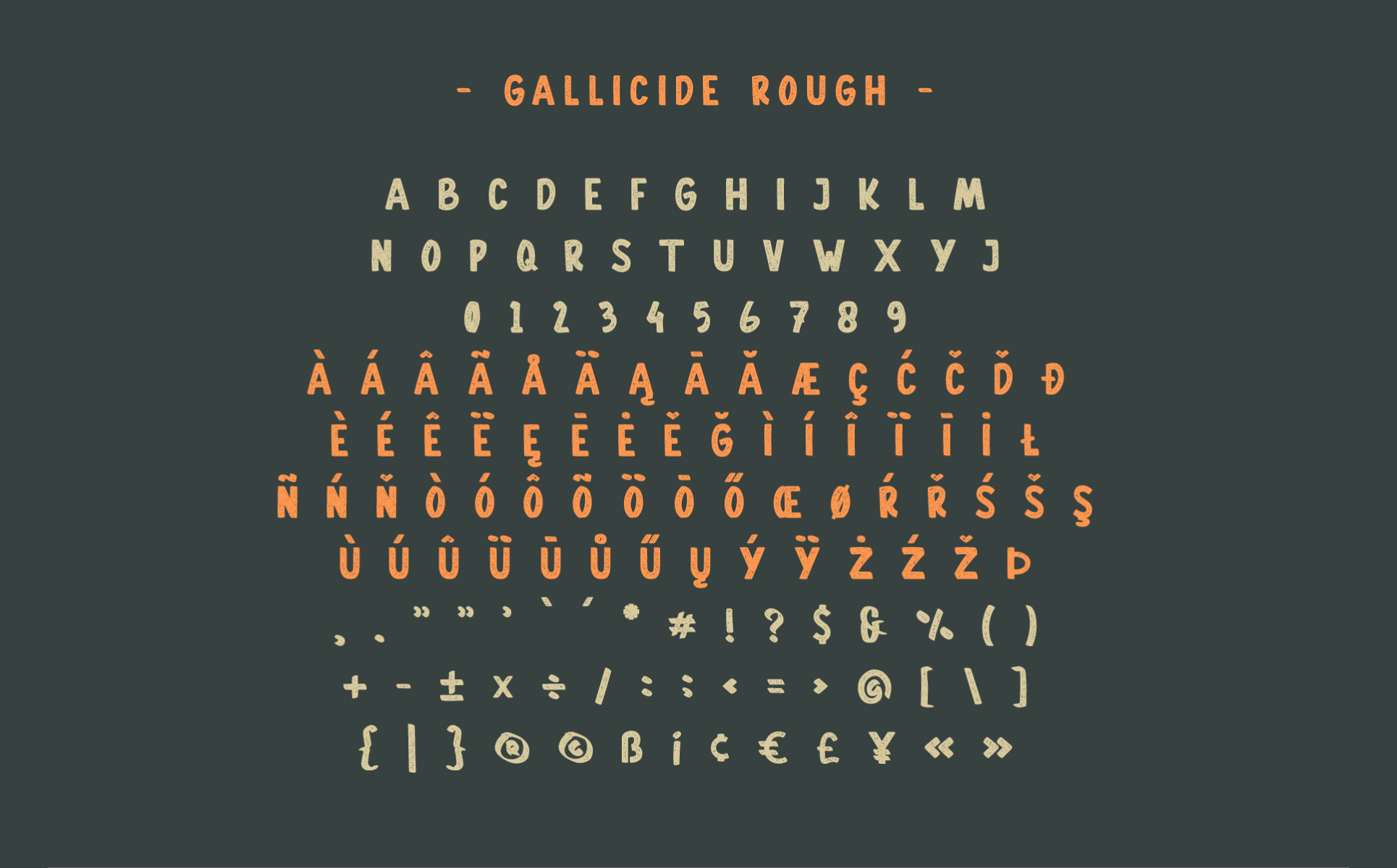 Download Шрифт "Gallicide With Extras Font" / Gallicide With Extras Font - Шрифт на тему графика vintage handmade rustic hipster vector badge template modern display swash signature luxury hand drawn signage san serif retro rough typeface