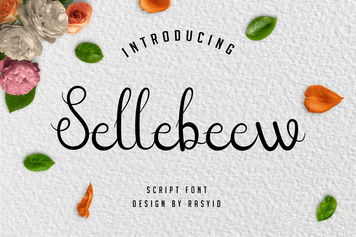 Download Шрифт "Sellebeew Font" / Sellebeew Font - Шрифт на тему графика font handwrite caligraphy design letter script