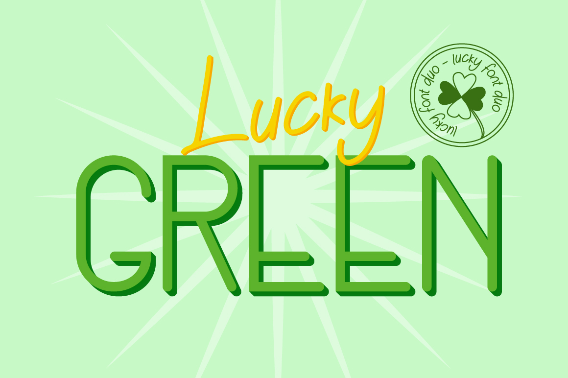 Download Шрифт "Lucky Green Duo Font" / Lucky Green Duo Font - Шрифт на тему графика san serif script handwritten brush modern contemporary signature invitation wedding classy clean fashion fashionable duo bundle elegant feminine bold saint