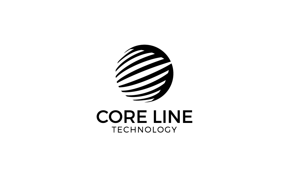 Download Шаблон логотипа "Core Line Technology Logo Template" / Core Line Technology Logo Template - Шаблон логотипа на тему графика media internet entertainment management social agency online technology digital futuristic multimedia web solutions innovative interactive data seo marketing