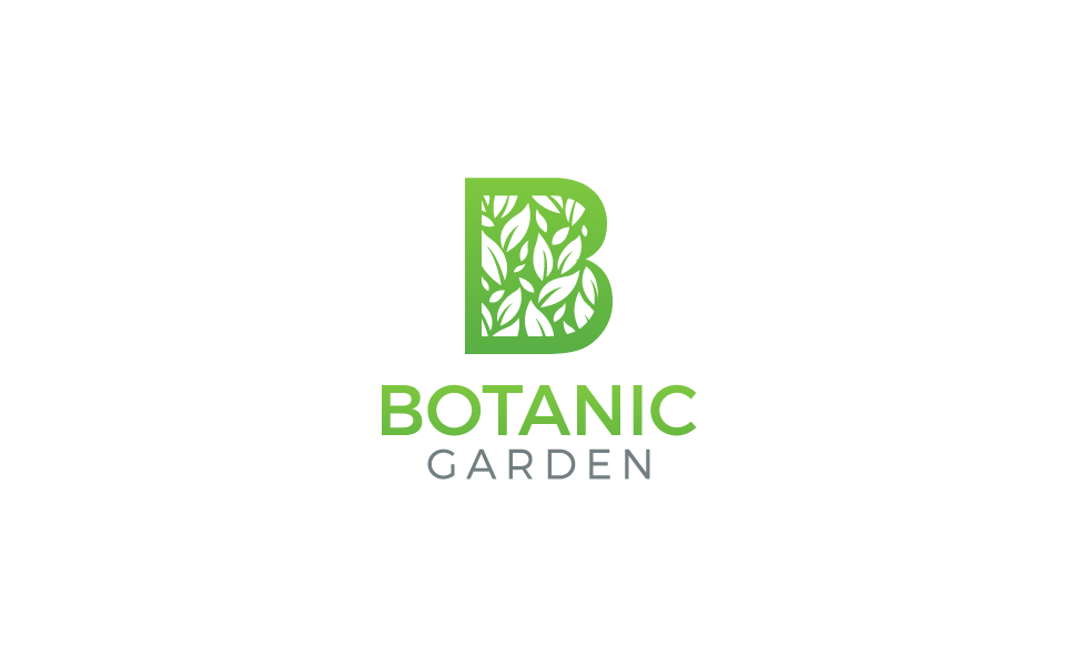 Download Шаблон логотипа "Botanic Garden Logo Template" / Botanic Garden Logo Template - Шаблон логотипа на тему графика fresh blooming season outdoor beautiful beauty bloom blossom bright bush garden gardening green natural nature spring summer leaf floral flower