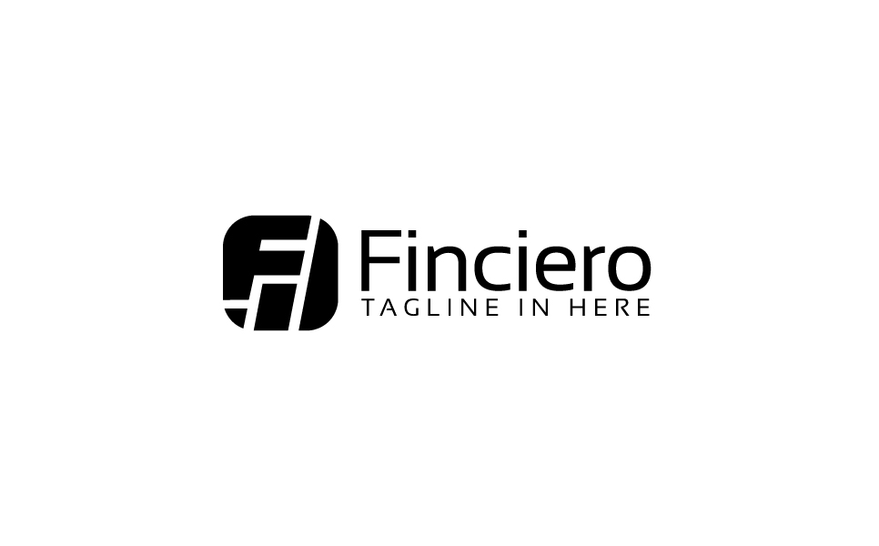 Download Шаблон логотипа "Finciero Logo Template" / Finciero Logo Template - Шаблон логотипа на тему графика finance accounting web seo marketing management media analytic consulting economy global internet insurance loan grow business rate simple profit investment
