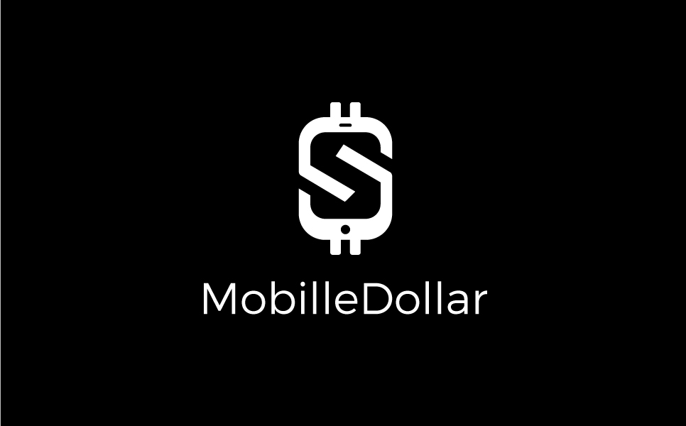Download Шаблон логотипа "Mobille Dollar Logo Template" / Mobille Dollar Logo Template - Шаблон логотипа на тему графика finance web seo marketing management media consulting economy internet insurance loan grow business rate simple profit investment online technology digital