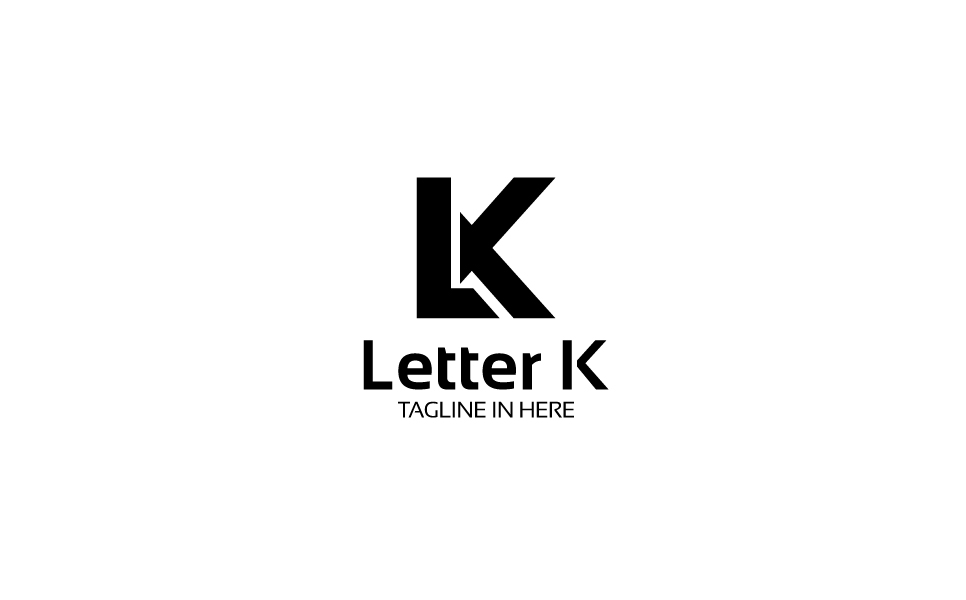 Download Шаблон логотипа "Letter K Logo Template" / Letter K Logo Template - Шаблон логотипа на тему графика media internet management social agency online technology digital multimedia modern networking clean finance accounting seo marketing consulting business simple modern