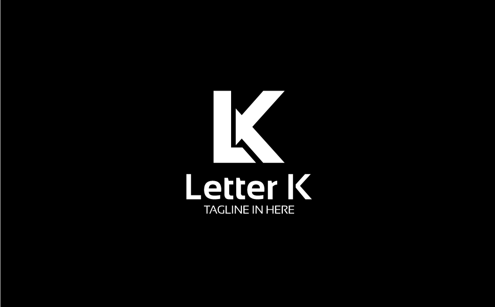 Download Шаблон логотипа "Letter K Logo Template" / Letter K Logo Template - Шаблон логотипа на тему графика media internet management social agency online technology digital multimedia modern networking clean finance accounting seo marketing consulting business simple modern