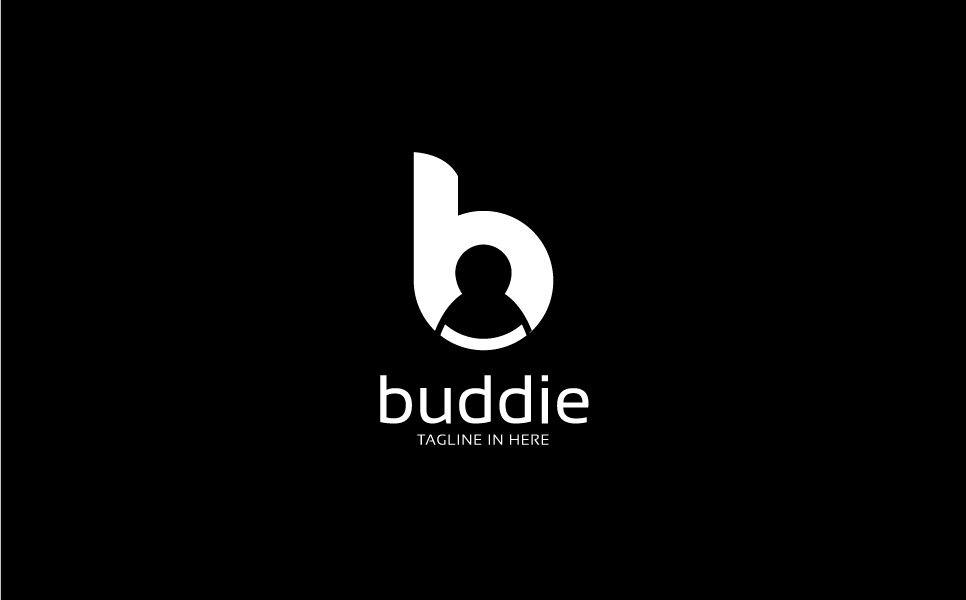 Download Шаблон логотипа "Buddie Logo Template" / Buddie Logo Template - Шаблон логотипа на тему графика media internet management social agency online technology digital multimedia modern networking clean finance accounting seo marketing consulting business simple modern