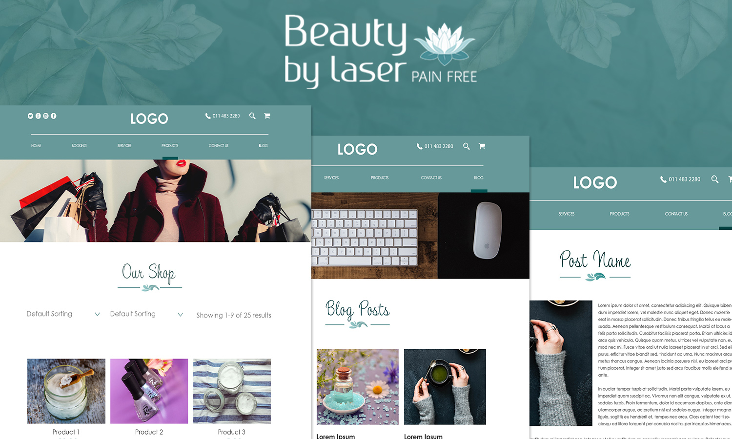 Beauty By Laser PSD Template