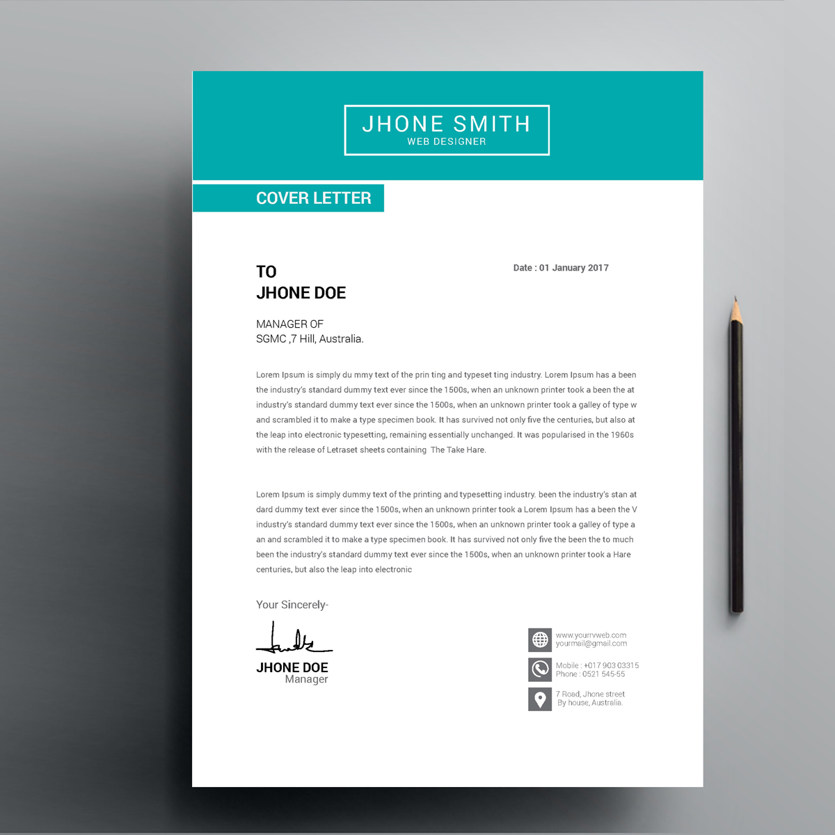 Download Резюме "Bright Header Web Designer Resume Template" / Bright Header Web Designer Resume Template - Резюме на тему графика job resume simple cv the experience free corporate design template wor professional indesign