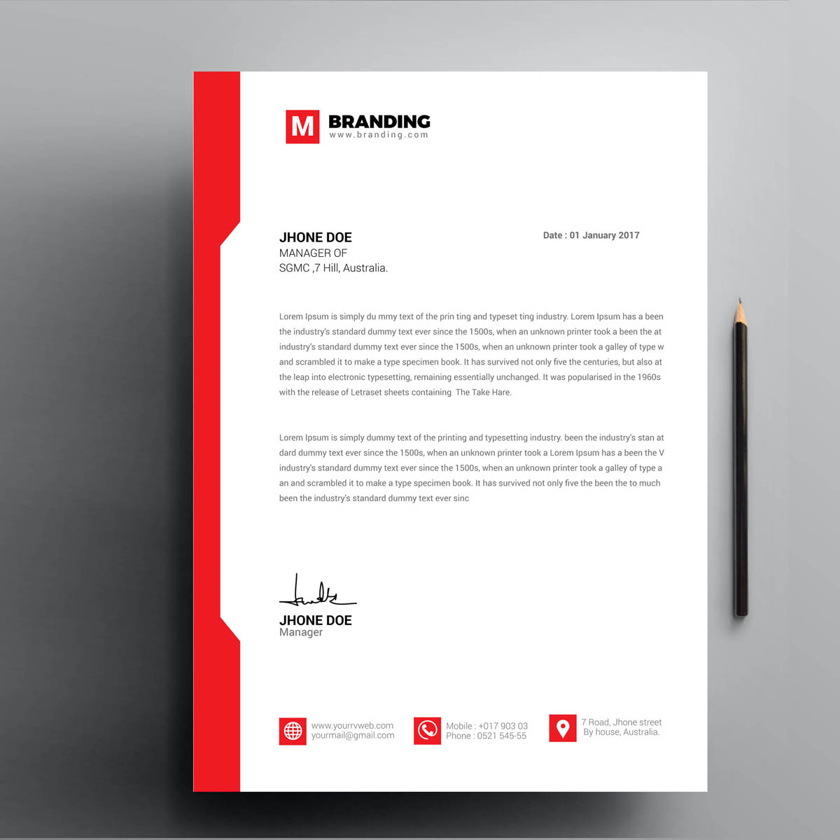 Download Фирменный стиль "Orange & Blue - Corporate Identity Template" / Orange & Blue - Corporate Identity Template - Фирменный стиль на тему графика ai brand identity branding clean letterhead corporate eps minimal modern professional psd stationary word template