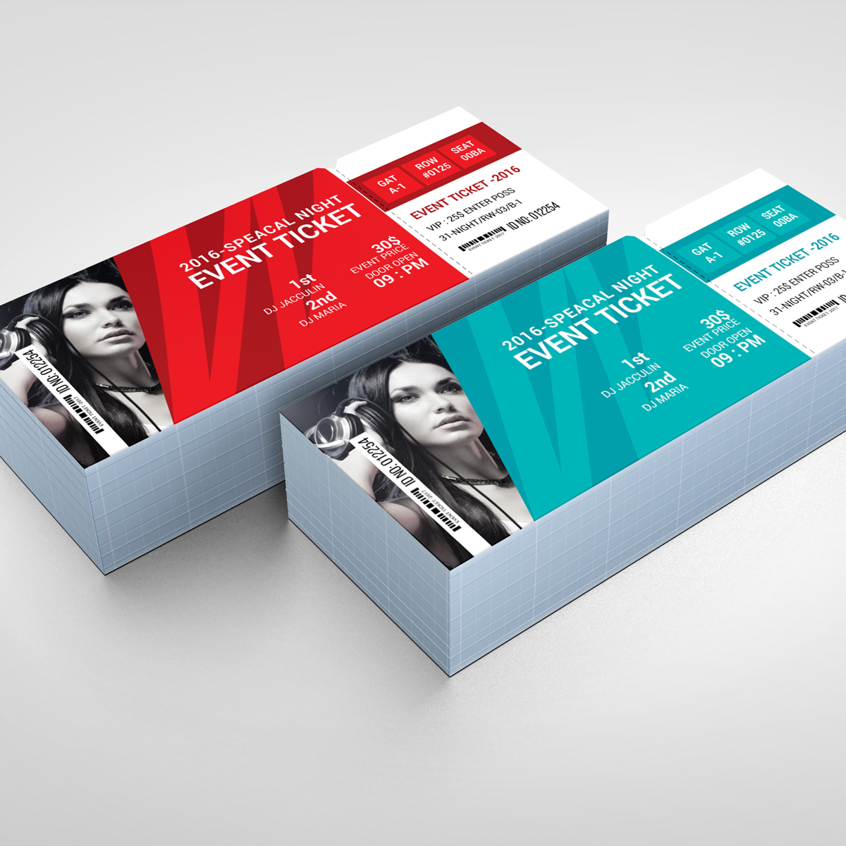 Download Фирменный стиль "Club Ticket - Corporate Identity Template" / Club Ticket - Corporate Identity Template - Фирменный стиль на тему графика art blue business colorful computer creative event ticket graphics hi-quality id kit internet liflet logo modern official poster professional standard