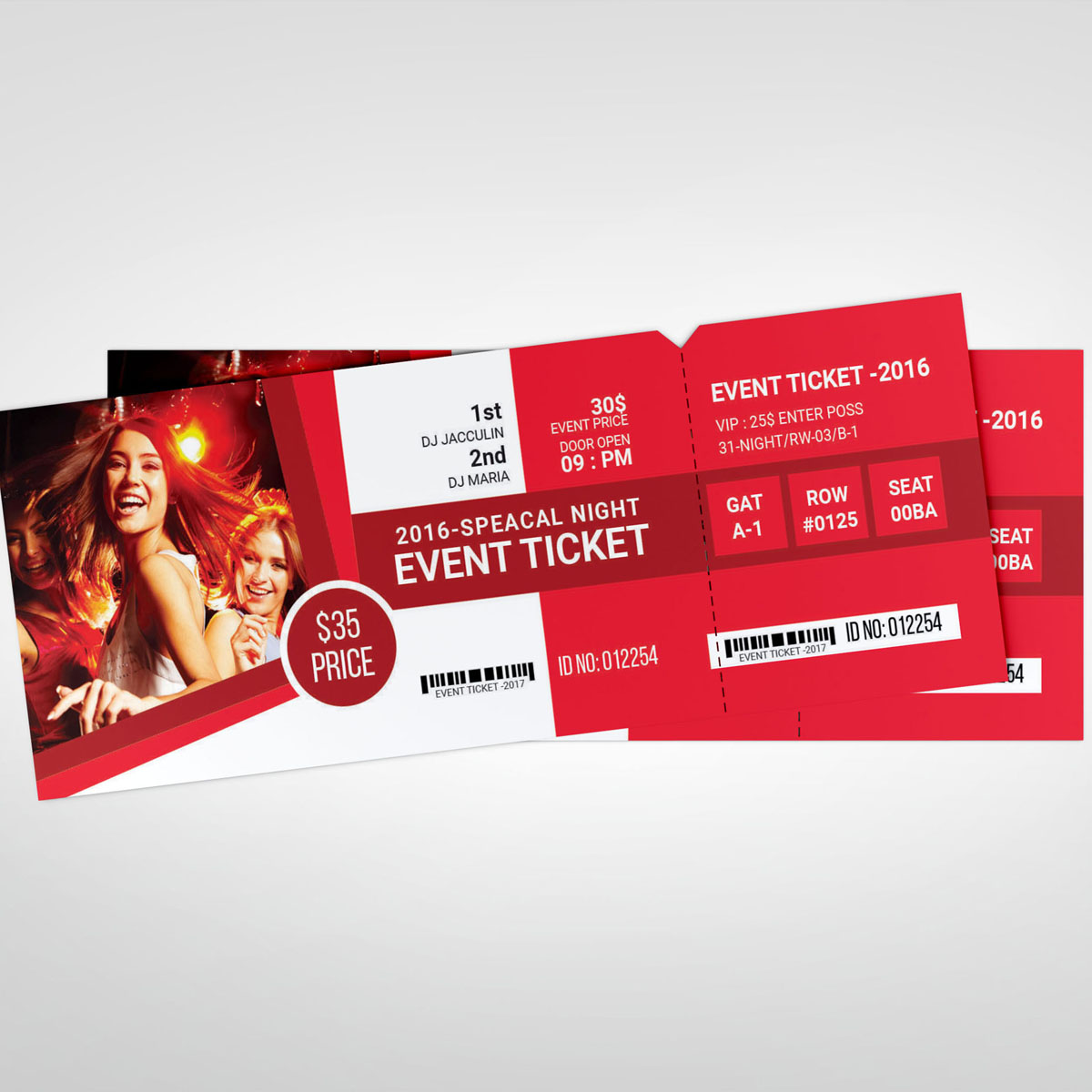 Download Фирменный стиль "Ticket for Event - Corporate Identity Template" / Ticket for Event - Corporate Identity Template - Фирменный стиль на тему графика ticket event 2020 party couple meetup cinema concert carnival invitationundefined