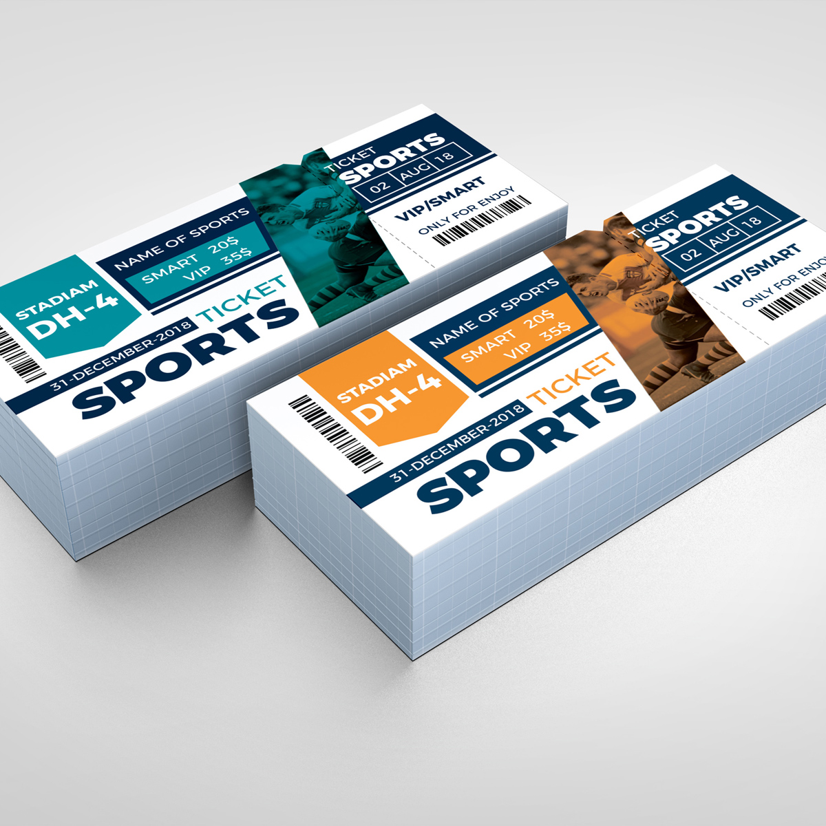 Download Фирменный стиль "sports event ticket - Corporate Identity Template" / sports event ticket - Corporate Identity Template - Фирменный стиль на тему графика ticket event 2020 party couple meetup cinema concert carnival invitationundefined