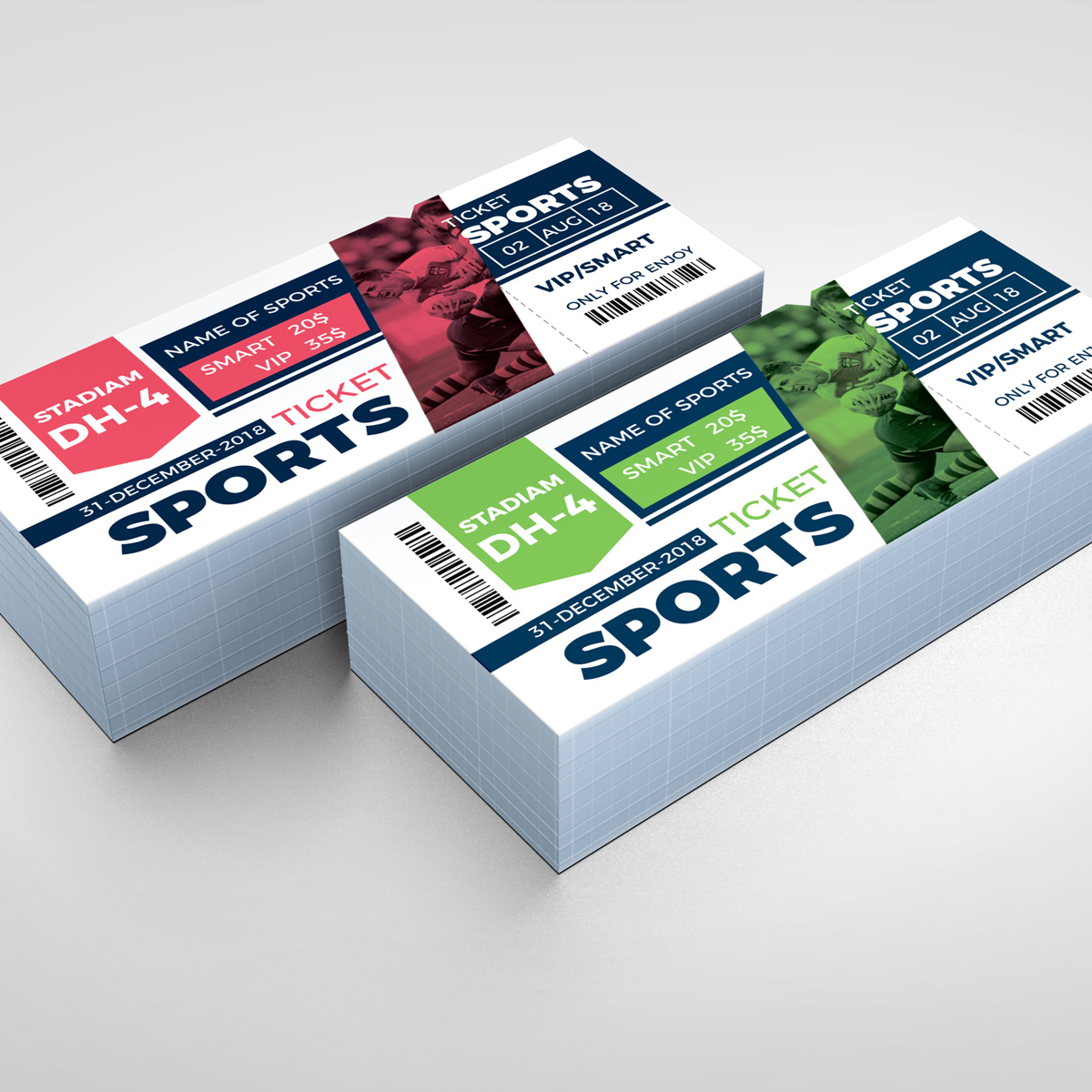 Download Фирменный стиль "sports event ticket - Corporate Identity Template" / sports event ticket - Corporate Identity Template - Фирменный стиль на тему графика ticket event 2020 party couple meetup cinema concert carnival invitationundefined