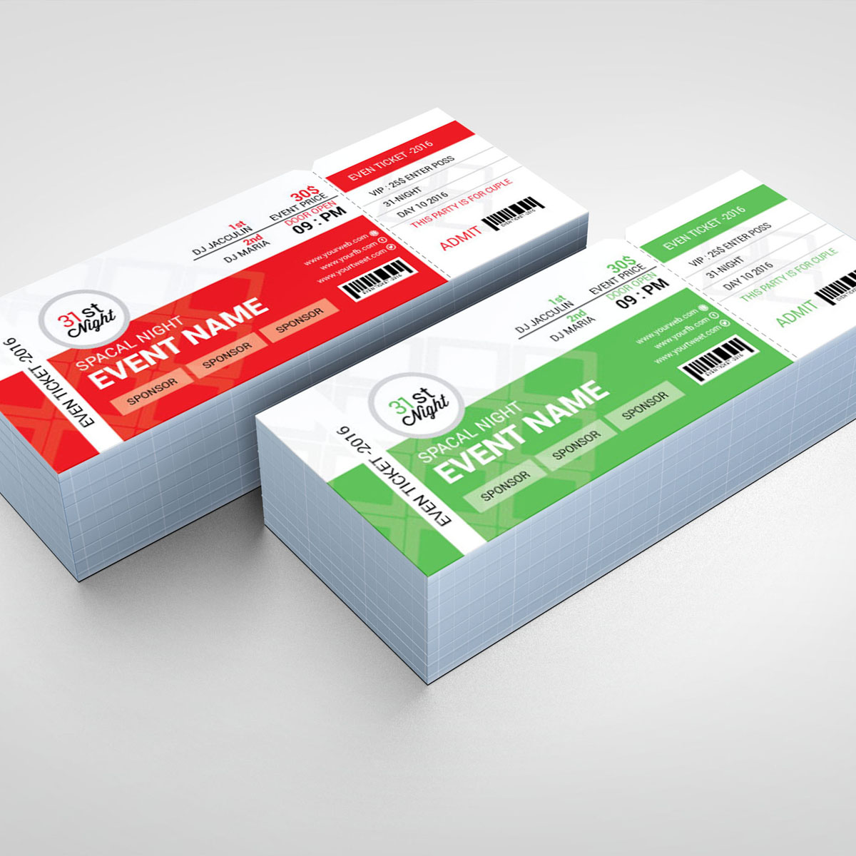 Download Фирменный стиль "Party Event Ticket - Corporate Identity Template" / Party Event Ticket - Corporate Identity Template - Фирменный стиль на тему графика ticket event 2020 party couple meetup cinema concert carnival invitationundefined