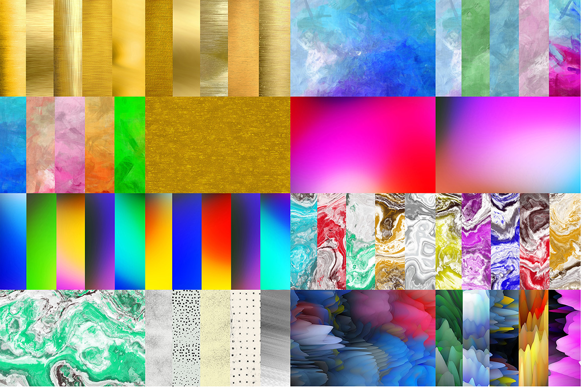 Download Иллюстрация "Big Texture Pack - 1121 Backgrounds and Textures - Illustration" / Big Texture Pack - 1121 Backgrounds and Textures - Illustration - Иллюстрация на тему графика bundle backgrounds textures abstract wallpaper design gold golden decoration decorative web website brick wall marble watercolor paint halftone grunge camouflage