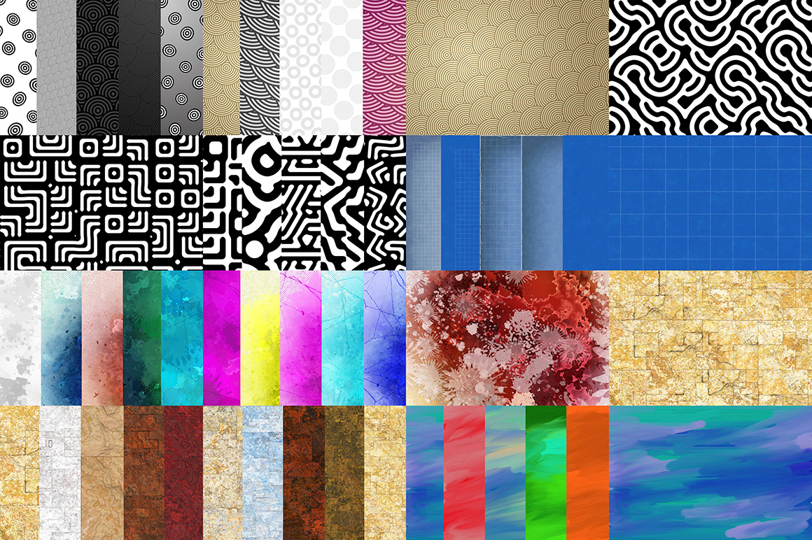 Download Иллюстрация "Big Texture Pack - 1121 Backgrounds and Textures - Illustration" / Big Texture Pack - 1121 Backgrounds and Textures - Illustration - Иллюстрация на тему графика bundle backgrounds textures abstract wallpaper design gold golden decoration decorative web website brick wall marble watercolor paint halftone grunge camouflage