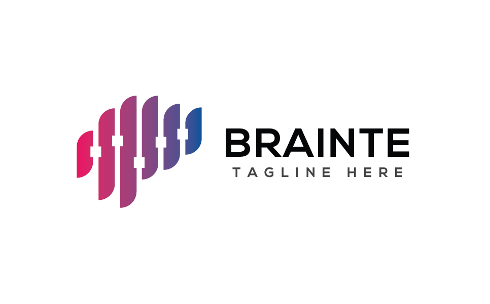 Download Шаблон логотипа "Brainte Logo Template" / Brainte Logo Template - Шаблон логотипа на тему графика 