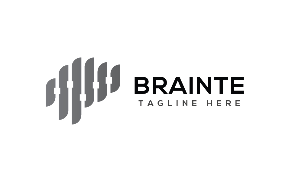 Download Шаблон логотипа "Brainte Logo Template" / Brainte Logo Template - Шаблон логотипа на тему графика 