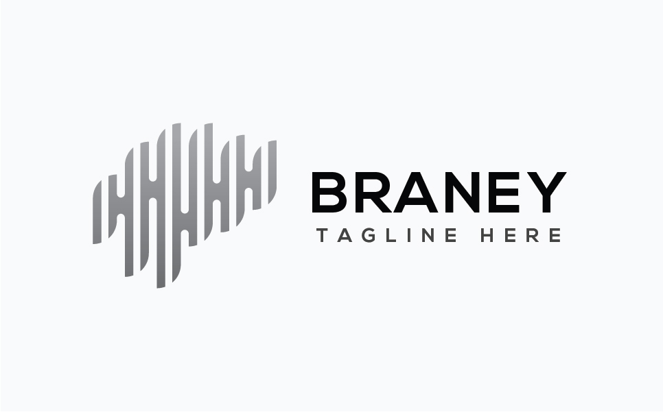 Download Шаблон логотипа "Braney Logo Template" / Braney Logo Template - Шаблон логотипа на тему графика 