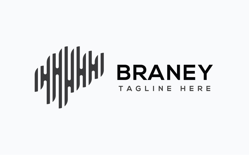 Download Шаблон логотипа "Braney Logo Template" / Braney Logo Template - Шаблон логотипа на тему графика 