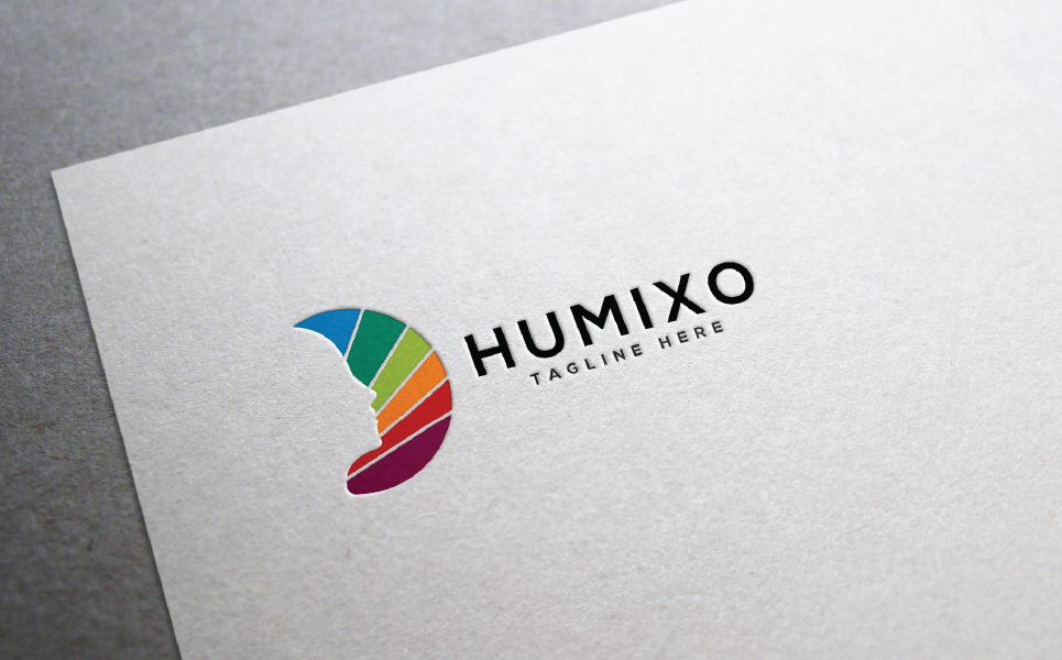 Download Шаблон логотипа "Humixo Logo Template" / Humixo Logo Template - Шаблон логотипа на тему графика 