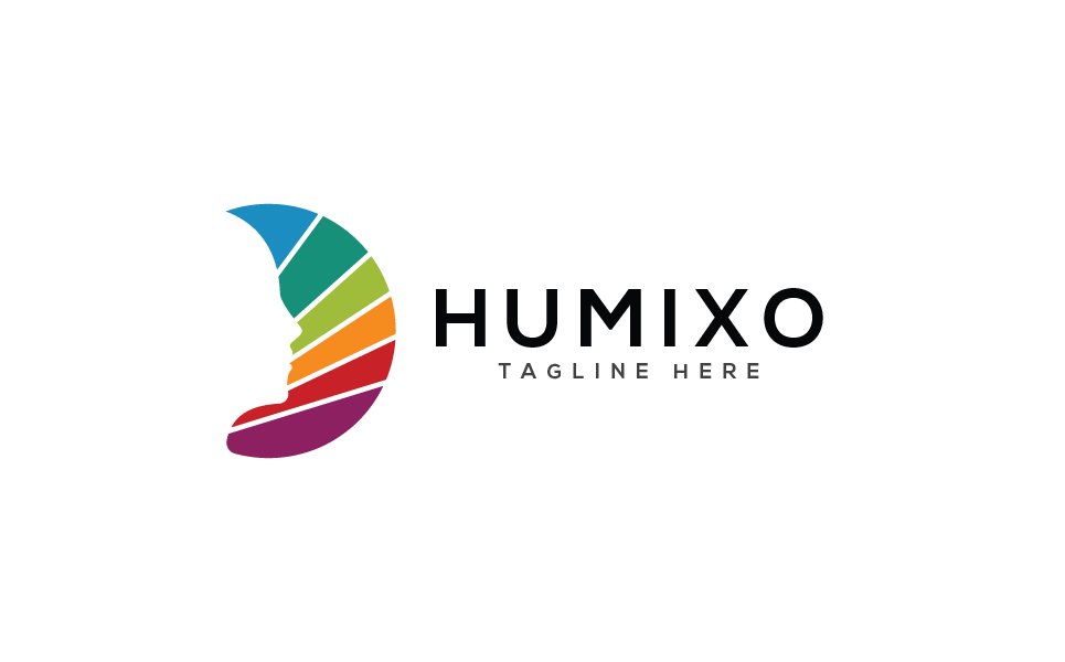 Download Шаблон логотипа "Humixo Logo Template" / Humixo Logo Template - Шаблон логотипа на тему графика 