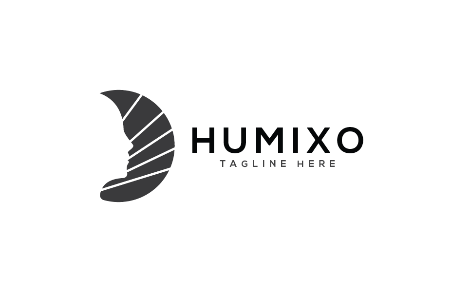 Download Шаблон логотипа "Humixo Logo Template" / Humixo Logo Template - Шаблон логотипа на тему графика 