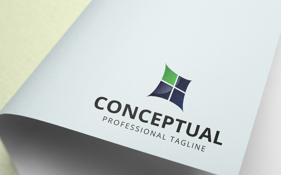 Download Шаблон логотипа "Conceptual Logo Template" / Conceptual Logo Template - Шаблон логотипа на тему графика 